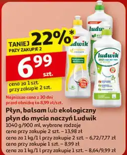 Auchan Płyn do mycia naczyń ekologiczny Ludwik oferta