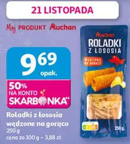 Auchan Roladki z łososia Auchan Różnorodne (Logo Czerwone) oferta