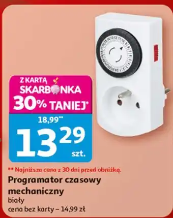 Auchan Programator czasowy mechaniczny oferta