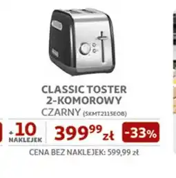 Auchan Toster 5kmt2115eob czarny Kitchenaid oferta