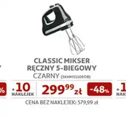 Auchan Mikser 5-biegowy czarny Kitchenaid oferta