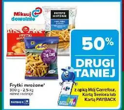 Carrefour Frytki długie cienkie Carrefour oferta