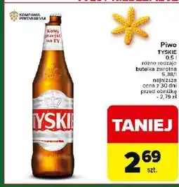 Carrefour Piwo Tyskie Gronie oferta