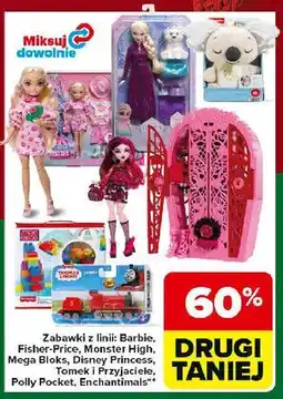 Carrefour Tomek i przyjaciele lokomotywa Mega Bloks oferta