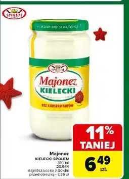 Carrefour Majonez kielecki Społem Kielce oferta