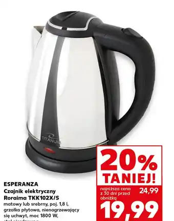 Czajnik elektryczny Esperanza