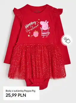 Sinsay Body z sukienką Peppa Pig oferta