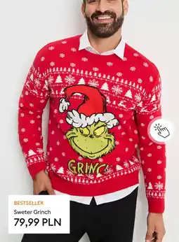 Sinsay Sweter Grinch oferta