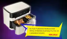 Media Expert Air Fryer Frytkownica beztłuszczowa TEFAL EY942AE0 Dual Easy Fry XXL oferta
