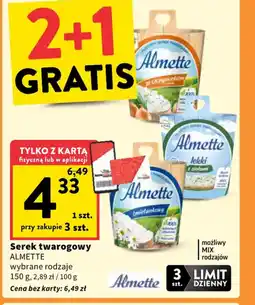 Intermarche Serek twarogowy Almette oferta