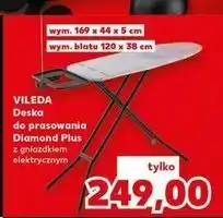 Kaufland Deska do prasowania diamond plus Vileda oferta