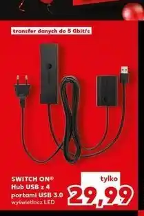 Kaufland Hub usb z 4 portami 3.0 Switch On oferta
