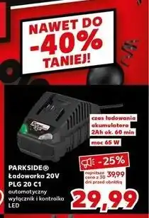 Kaufland Ładowarka plg 20 c1 Parkside oferta