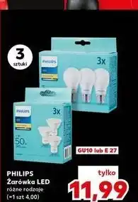 Kaufland Żarówki led gu10 5w Philips oferta
