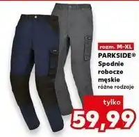 Kaufland Spodnie robocze męskie 50-58 Parkside oferta