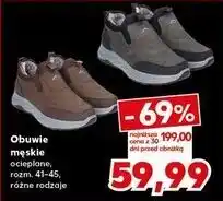 Kaufland Obuwie męskie 41-45 oferta