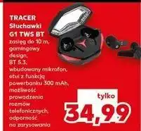 Kaufland Słuchawki t10 tws bt czarny Tracer oferta