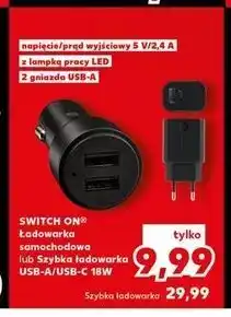 Kaufland Ładowarka szybka usb-a/usb-c 18 w Switch On oferta