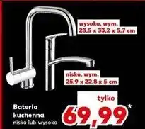 Kaufland Bateria kuchenna wysoka 23.5 x 33.2 5.7 cm oferta