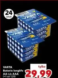 Kaufland Baterie longlife aaa Varta oferta