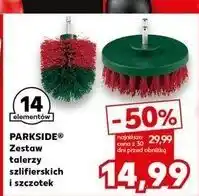Kaufland Zestaw tarczy szlifierskich i szczotek Parkside oferta