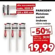 Kaufland Metalowe zaciski śrubowe Parkside oferta