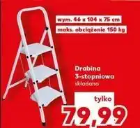 Kaufland Drabina 3 stopnie oferta