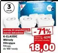 Kaufland Wkład do dzbanka filtrującego K-Classic oferta