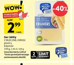 Intermarche Ser żółty Edamski oferta