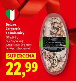 Lidl Carpaccio z ośmiornicy Deluxe oferta