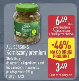 ALDI Korniszony premium z koperkiem All Seasons oferta