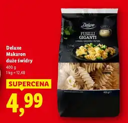 Lidl Makaron duże świdry 400 g Deluxe oferta