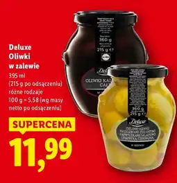 Lidl Oliwki w zalewie, różne rodzaje Deluxe oferta