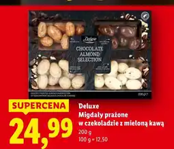 Lidl Migdały prażone w czekoladzie z mieloną kawą Deluxe oferta