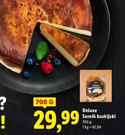Lidl Sernik baskijski Deluxe oferta