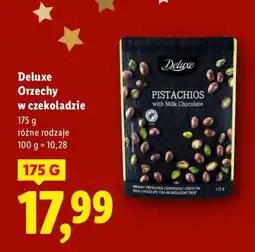 Lidl Orzechy w czekoladzie, różne rodzaje Deluxe oferta