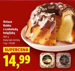 Lidl Babka z czekoladą belgijską białą Deluxe oferta