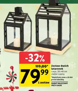 Intermarche Zestaw dwóch latarenek oferta