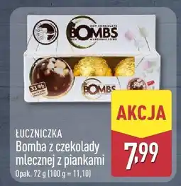 ALDI Bomba z czekolady mlecznej z piankami Łuczniczka oferta