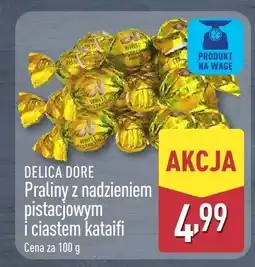 ALDI Praliny z nadzieniem pistacjowym i ciastem kataifi Delica Dore oferta