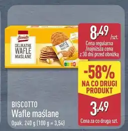 ALDI Wafle maślane Biscotto oferta