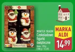 ALDI Czekoladowe figurki świąteczne Winter Traum oferta