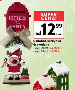 Intermarche Ozdobna skrzynka drewniana oferta