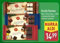ALDI Kostki Domino w czekoladzie białej Aldi oferta