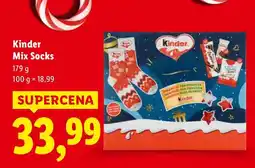Lidl Czekolada Mix Socks Kinder oferta