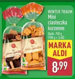 ALDI Mini ciasteczka korzenne Winter Traum oferta