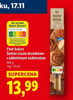 Lidl Świeże ciasto drożdżowe z oddzielnym nadzieniem Chef Select oferta