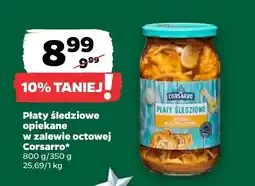Netto Płaty śledziowe opiekane w zalewie octowe Corsarro oferta