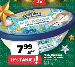 Netto Filety śledziowe w sosie śmietanowym Corsarro oferta