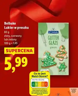 Lidl Lukier w proszku złoty Belbake oferta